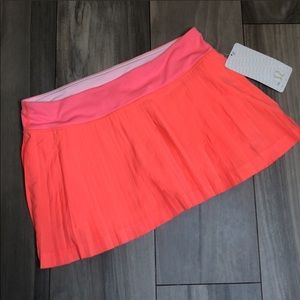NWT Lululemon 8 Pleat to Street Skirt Grapefruit